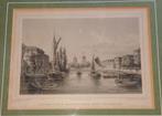 Gravure Mathenesse nabij Schiedam - 1853, Antiek en Kunst, Ophalen of Verzenden