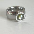 Zilverkleurige Melano vivid ring 56 + zetting, Verzenden