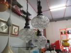 Temde design jaren 60 70 hanglamp vintage retro 23 cm kap, Gebruikt, Glas, ?, Jaren 70 design vintage retro 1970s