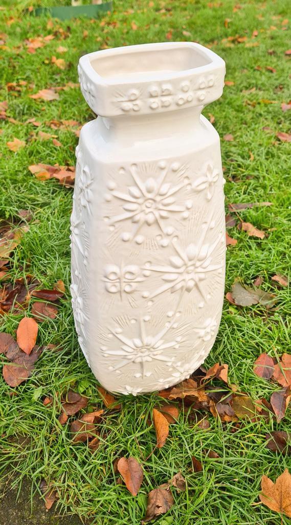 Grote West Germany Scheurich vaas. Vloervaas 52 cm hoog, Huis en Inrichting, Woonaccessoires | Vazen, Zo goed als nieuw, Overige kleuren