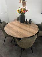 Eettafel industriëel, Ophalen, Gebruikt, 100 tot 150 cm, Rond