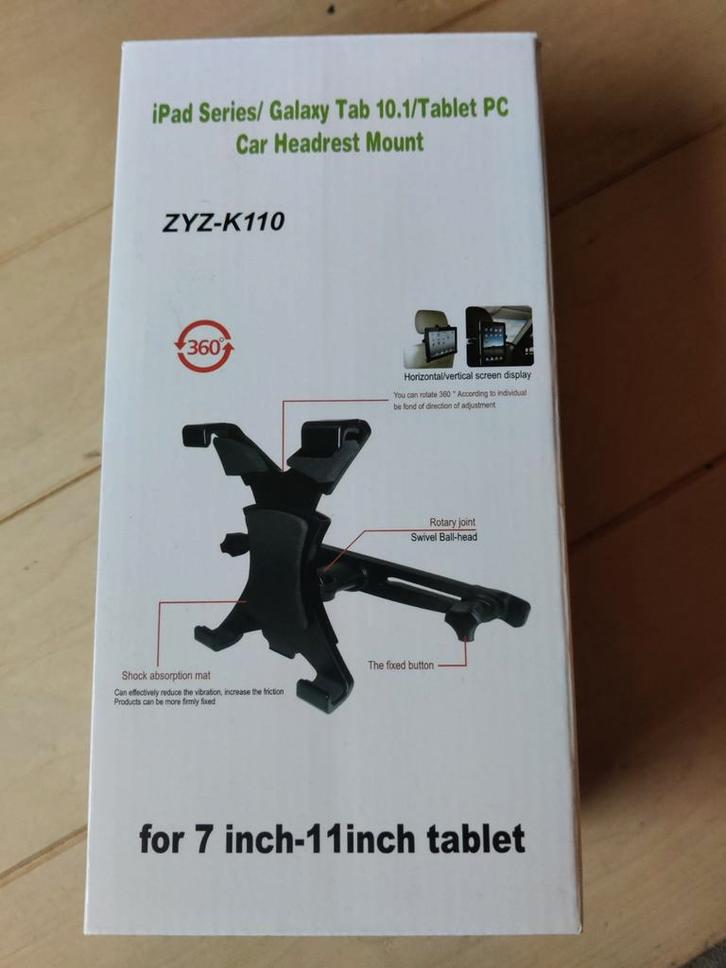 Tablet Houder Auto Hoofdsteun 7-11 inch, Auto diversen, Auto-accessoires, Nieuw, Ophalen