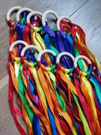 Danslinten zwierezwaaier 10 stuks met belletjes en regenboog, Ophalen of Verzenden, Nieuw, Ontdekken