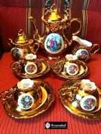 Bavaria mokka servies - koffieservies set - 22K goud, Antiek en Kunst, Ophalen of Verzenden