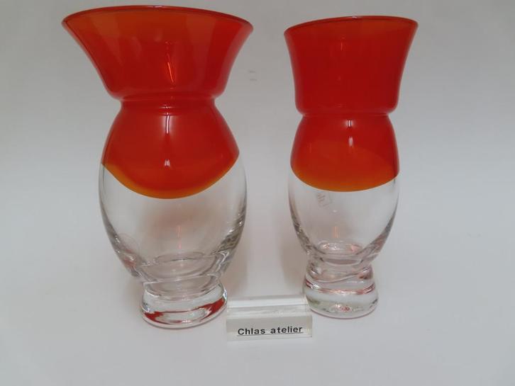 Oranjevaasje Leerdam Kroning set Copier Meydam Marel, Antiek en Kunst, Antiek | Glas en Kristal, Ophalen of Verzenden