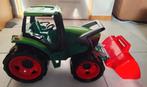 Grote speelgoed tractor met graver - 64cm, Ophalen, Gebruikt, Jongen of Meisje