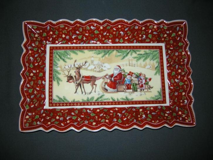 Villeroy& Boch Kerst presenteerschaal, Huis en Inrichting, Keuken | Servies, Zo goed als nieuw, Schaal of Schalen, Overige stijlen