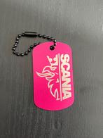 Roze scania metalen sleutelhanger vrachtwagen trucker truck, Ophalen of Verzenden, Nieuw, Merk