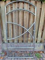 poort rvs nieuw met slot links/rechts draaiend, Ophalen, Overige materialen, 100 tot 150 cm, Zo goed als nieuw