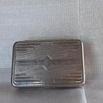 antiek, metalen sigarettendoosje / tabaksdoosje, Ophalen, Gebruikt, Tabaksdoos of Verpakking