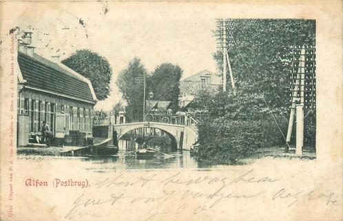 (388-172-049) Alphen Postbrug, Verzamelen, Ansichtkaarten | Nederland, Zuid-Holland, Verzenden