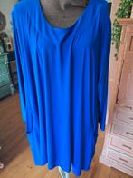 Magna 56 58 tuniek kobaltblauw  kreukvrij stretch, Kleding | Dames, Grote Maten, Ophalen of Verzenden, Zo goed als nieuw, Blauw