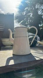 Grote emaile koffiepot, Ophalen of Verzenden