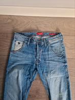 GUESS TAPERED JEANS SPIJKERBROEK | MAAT 31 | LICHTBLAUW, Blauw, W32 (confectie 46) of kleiner, Ophalen of Verzenden, Zo goed als nieuw