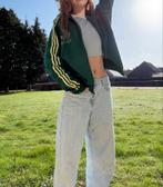 Adidas Vintage Retro Sport Jacket, Zwart, Overige typen, Ophalen of Verzenden, Gedragen