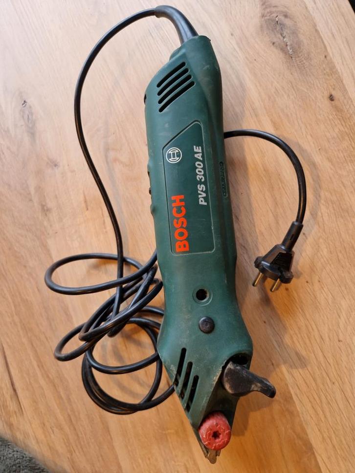 Bosch PVS 300 AE Bandschuurmachine - Gebruikt, Doe-het-zelf en Verbouw, Gereedschap | Schuurmachines, Gebruikt, Bandschuurmachine