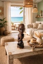 Handgesneden houten beeld – Afrikaanse kunst, Antiek en Kunst, Ophalen of Verzenden