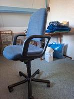 Verstelbare Bureaustoel, Huis en Inrichting, Gebruikt, Blauw, Ophalen of Verzenden, Bureaustoel