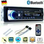 AUTORADIO BLUETOOTH USB SD AUX 4 x60W 1DIN GRATIS VERZENDING, Nordring 70 Garau, Info@f-cp.nl, Nieuw, Ophalen of Verzenden