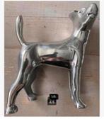 Zwaar metalen hond 19 x 18 cm, woondecoratie, Ophalen of Verzenden, Dier, Zo goed als nieuw