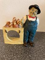 Vintage beeldje De Dikke Laurel en Hardy, Verzamelen, Ophalen of Verzenden, Gebruikt, Mens