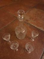 Kristallen karaf met glaasjes, Antiek en Kunst, Antiek | Glas en Kristal, Ophalen