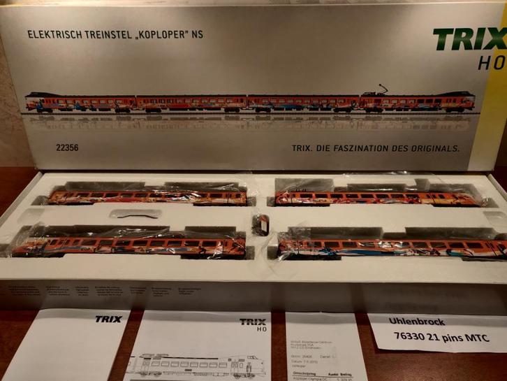 ** AFGEPRIJST ** KOPLOPER * DIGITAAL * TRIX 22356 * NIEUW **, Hobby en Vrije tijd, Modeltreinen | H0, Nieuw, Treinset, Gelijkstroom