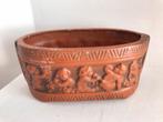 Bloembak, plantenbak terracotta, Tuin en Terras, Bloembakken en Plantenbakken, Steen, Gebruikt, Minder dan 30 cm, Minder dan 60 cm