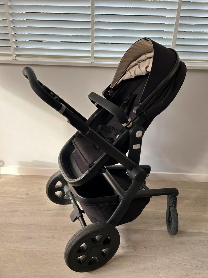 Joolz kinderwagen Day3 zwart/black, Kinderen en Baby's, Kinderwagens en Combinaties, Gebruikt, Overige merken, Met reiswieg, Verstelbare duwstang
