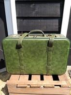 Vintage groene de man-melis koffer, Ophalen