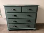 Groene Grenen Commode met Lades - moet snel weg, Ophalen, Gebruikt, 50 tot 100 cm, Met lade(s)