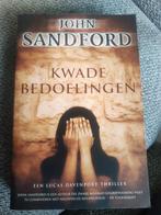 John Sandford - Kwade bedoelingen, Ophalen of Verzenden, Zo goed als nieuw, Nederland, John Sandford