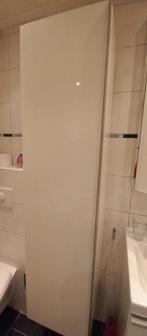 Hoge badkamer kast hoogglans wit, (Half)hoge kast, 25 tot 50 cm, Minder dan 50 cm, 150 tot 200 cm