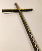 Een eenvoudig metalen kruis, messing, Verzamelen, Religie, Ophalen of Verzenden