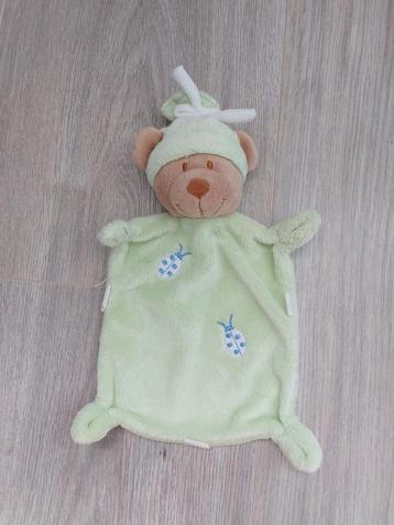 Knuffel knuffeldoekje nicotoy beer groen K9807 beschikbaar voor biedingen