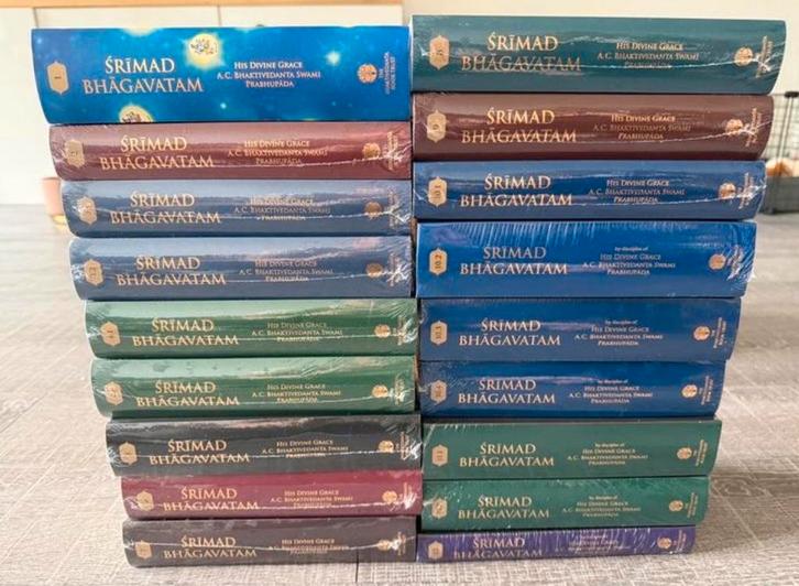 Srimad Bhagavatam Compleet (Engels) - Nieuwstaat!, Boeken, Godsdienst en Theologie, Nieuw, Hindoeïsme, Ophalen of Verzenden