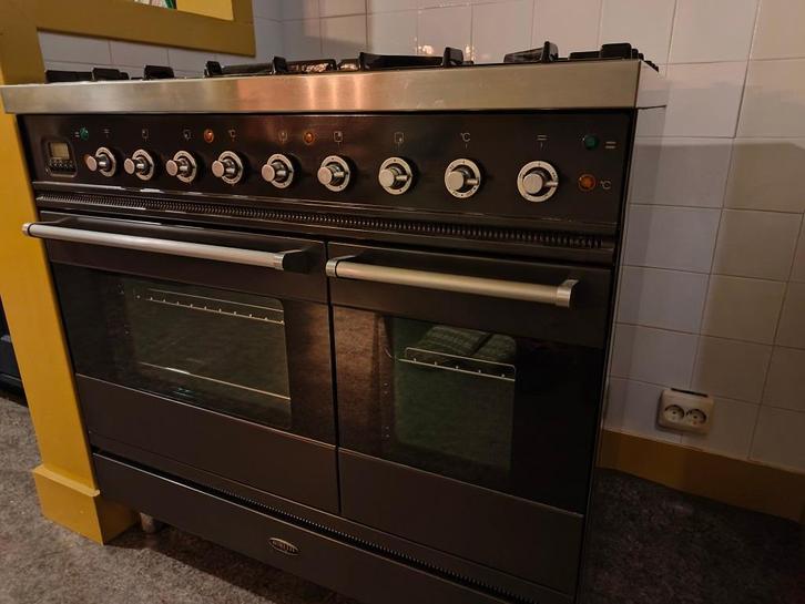 Boretti defect gasfornuis met 5 pitten., Witgoed en Apparatuur, Fornuizen, Gebruikt, Vrijstaand, Gas, 5 kookzones of meer, 90 tot 95 cm