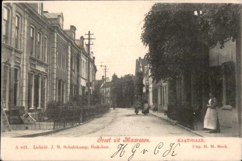Maarssen Kaatsbaan TOPPER st 1905 uitg J.M. Schalekamp, Verzamelen, Ansichtkaarten | Nederland, Gelopen, Utrecht, Voor 1920, Verzenden