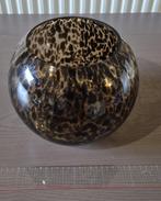 Bol ronde glazen vaas met patroon, Ophalen, Overige kleuren, Minder dan 50 cm, Glas
