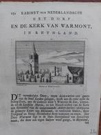 81 / Kerk te Wamont - Warmond Gravure A. Rademaker 18e eeuw, Antiek en Kunst, Kunst | Etsen en Gravures, Ophalen of Verzenden