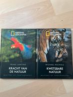 2 boeken national geographic kracht van de natuur kwetsbare, Boeken, Natuur, Natuur algemeen, Ophalen of Verzenden, Zo goed als nieuw