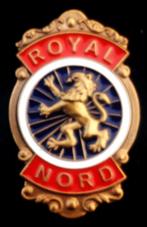 Royal Nord motorfiets knoop-speld - in prachtig emaillle, Fietsen en Brommers, Verzenden, Nieuw, Overige typen, Overige merken