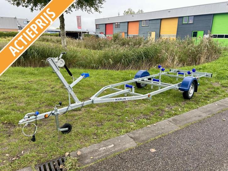 Nieuwe Marlin 750 kg boottrailer, Watersport en Boten, Boottrailers, Nieuw