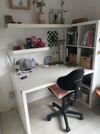 Bureau met kast en planken, Huis en Inrichting, Bureaus, Ophalen, Zo goed als nieuw