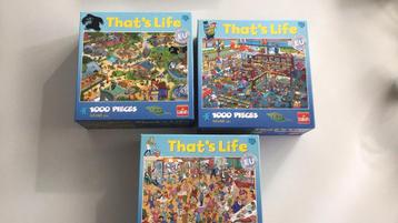 3 that’s life puzzels beschikbaar voor biedingen