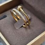 14k gouden spijker ring, Nieuw, Ophalen of Verzenden, Dame, Goud