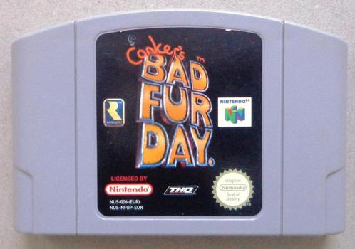 Conker's Bad Fur Day voor de Nintendo 64, Spelcomputers en Games, Games | Nintendo 64, Gebruikt, Ophalen of Verzenden