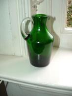 Groen vaasje kannetje glas Bristol green glass 19e eeuw, Antiek en Kunst, Antiek | Glas en Kristal, Ophalen of Verzenden