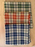 3 lapjes stof crepe blousestof ruitjes 95cm x 1,40cm, Nieuw, Ophalen of Verzenden, 30 tot 120 cm, Katoen