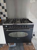 6 pits gasfornuis met oven M-system 90cm, Witgoed en Apparatuur, Fornuizen, Ophalen, Gebruikt, 60 cm of meer, Gas